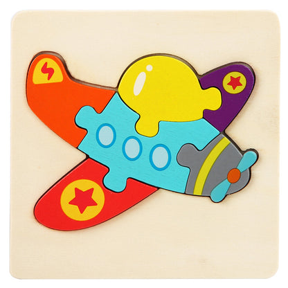 Wooden 3D Puzzle Toy for Spatial Learning