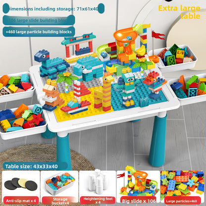 Large Building Block Table for Kids