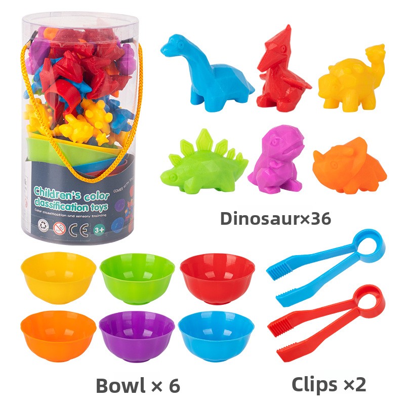 Animal & Dinosaur Sorting Counters – Rubber Counting Sets