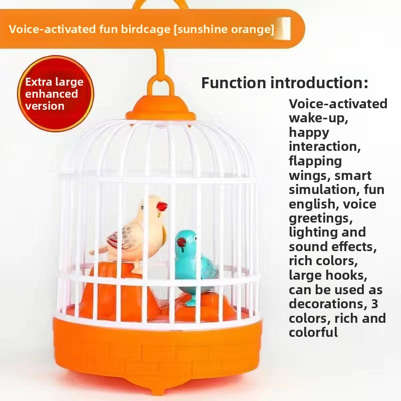 Kids Singing Bird Cage Learning Toy
