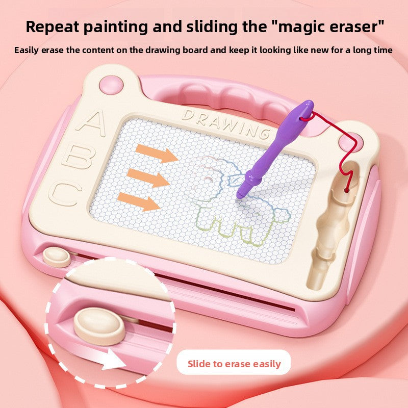 Magnetic Drawing Board for Kids with Pen and Stamps