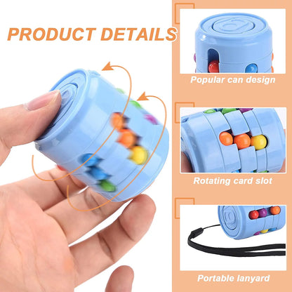 70 Piece Fidget Toys Pack Party Favors Gifts for Kids Adults, Fidget Cube,Magic Cube,Bike Chain,Fidget Bracelet,Squeeze Grape Ball,And More Anti-Stress Toys