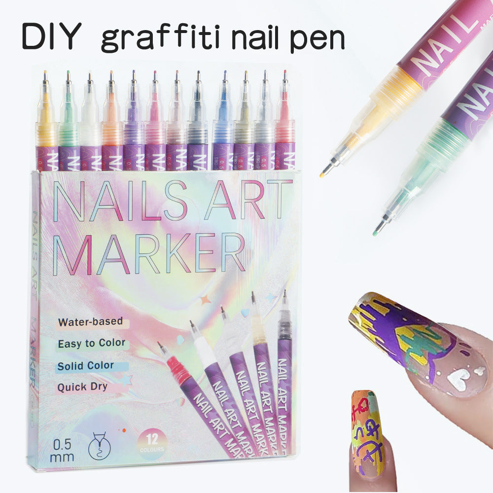 Fine Detail Art Marker Set for Kids 12 color set