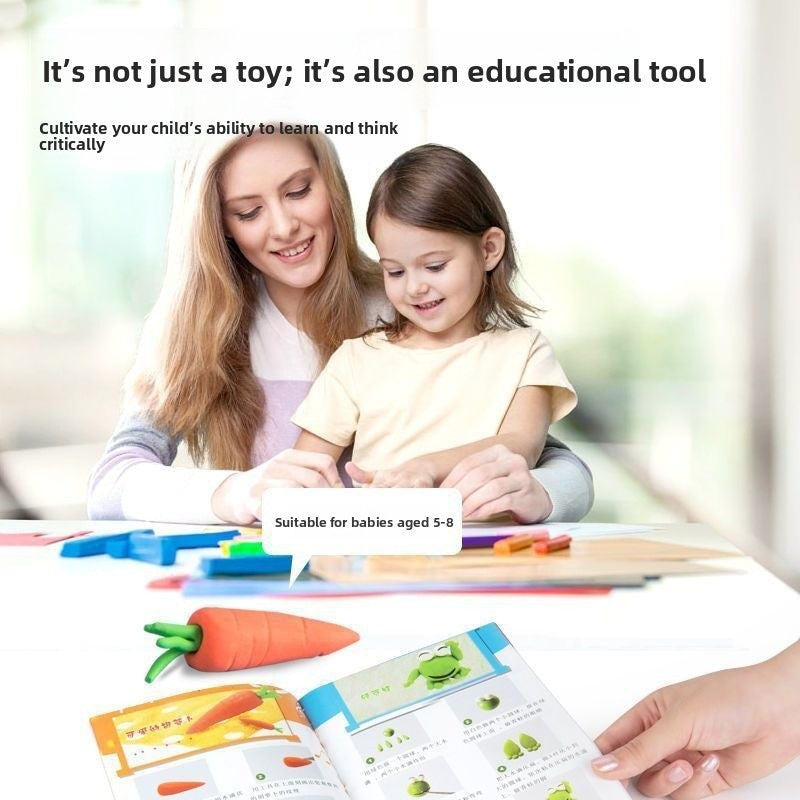 Soft Modeling Clay Set with Color Options