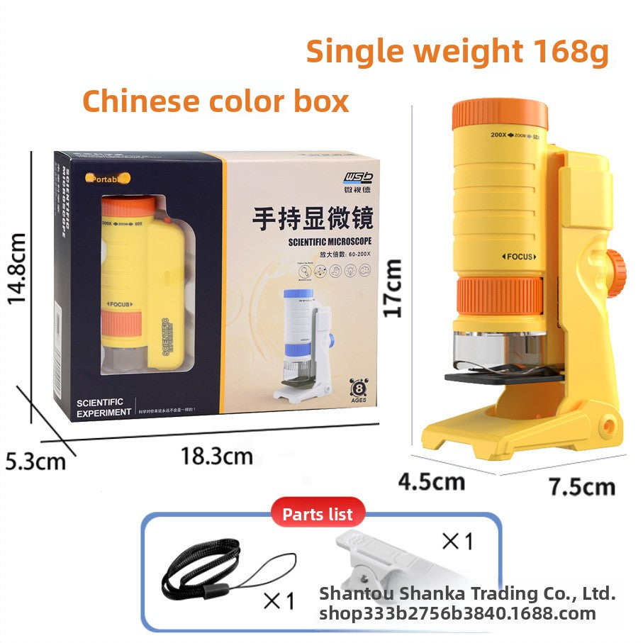 Portable Handheld Microscope for Kids
