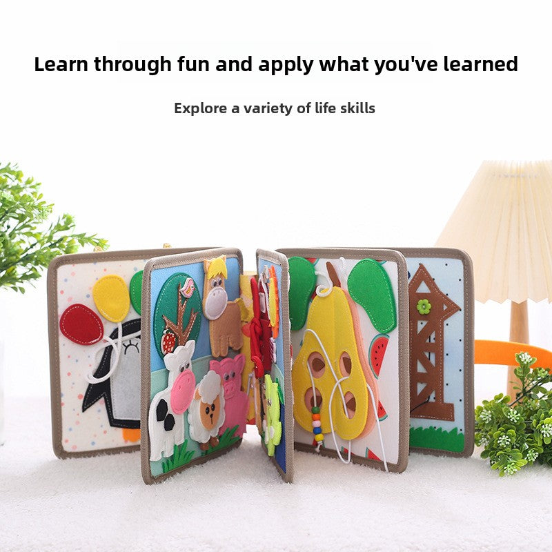Interactive Felt Quiet Books for Kids – 10 Themes