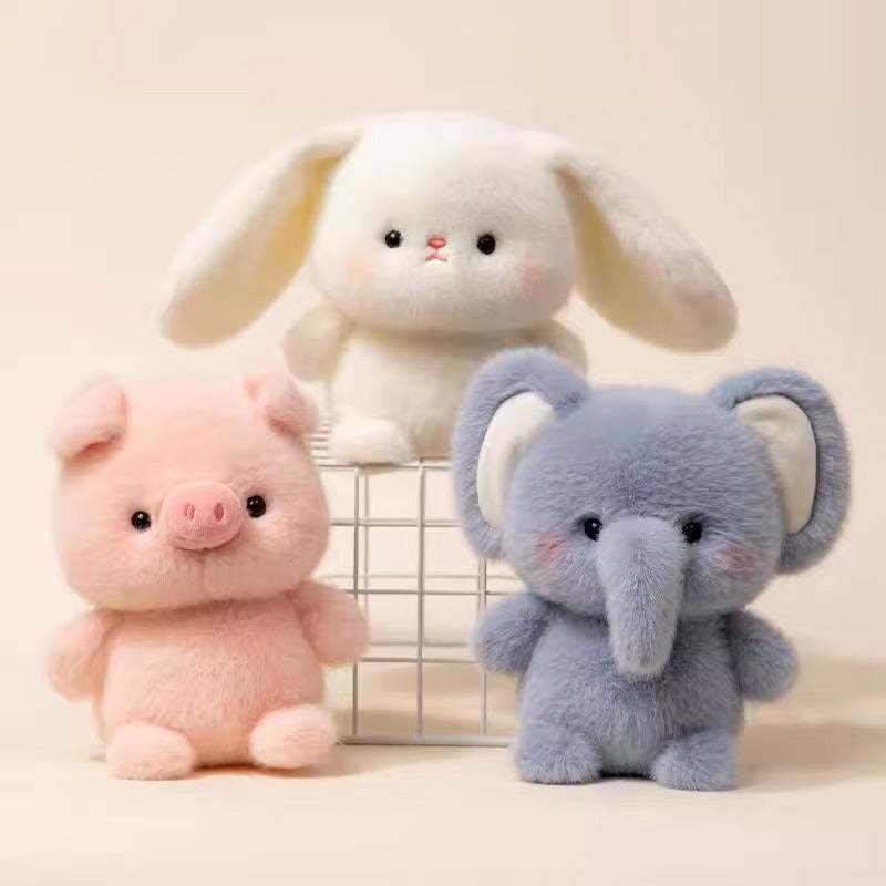 Cute Animal Plush Desk Companion Doll