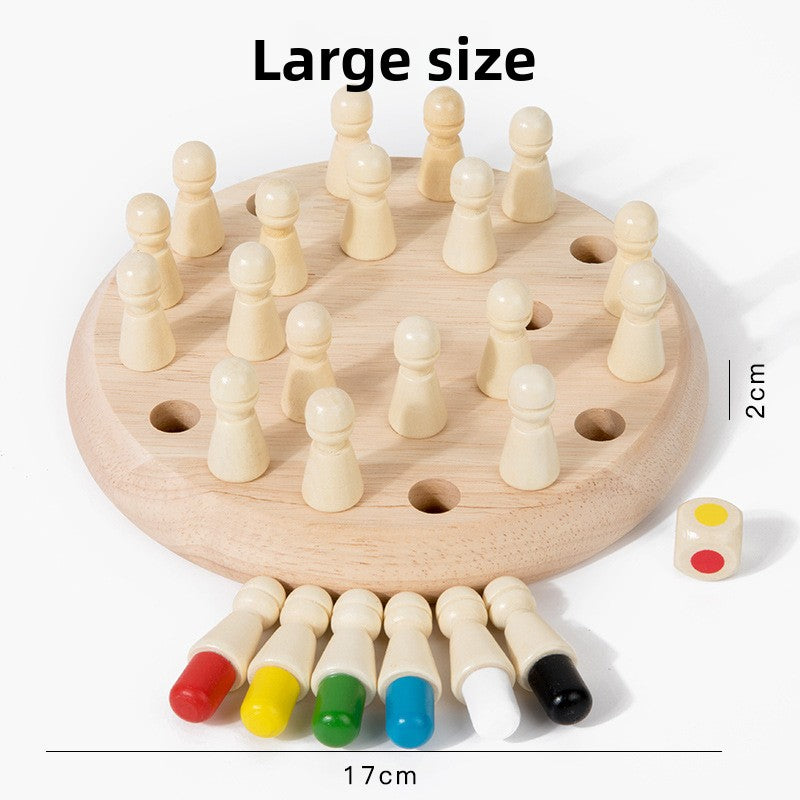 Wooden Memory Chess Game – Small & Large Options