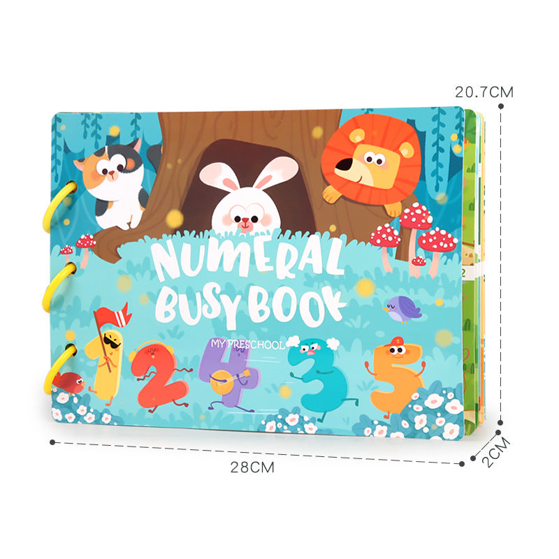 Educational Quiet Sticker Book for Kids