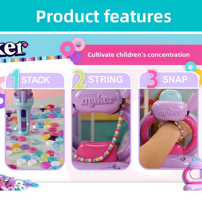 Kumi Bead Bracelet Maker for Kids