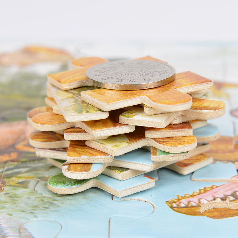 Wooden Puzzle Toy for Problem Solving