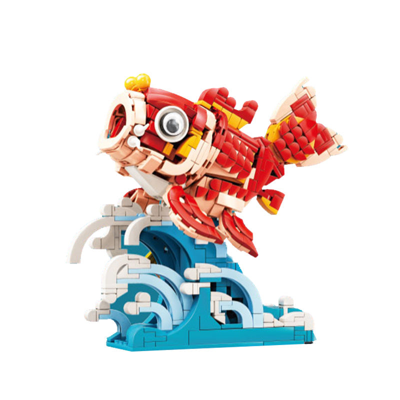 DIY Koi Fish Mini Building Blocks – Display Model Kit