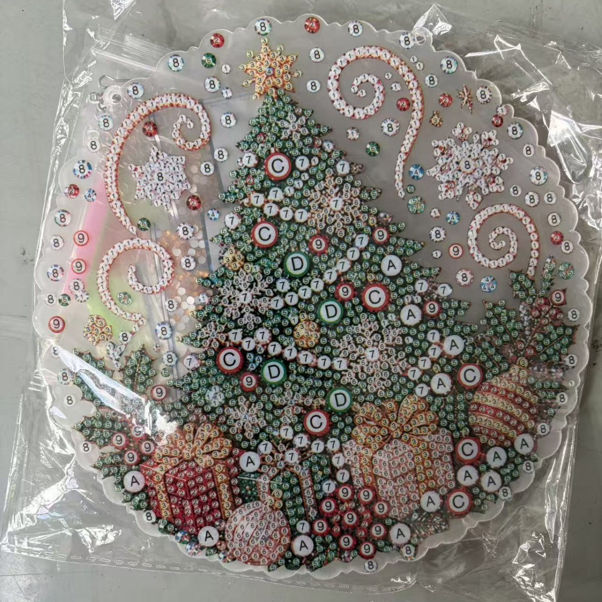 5D Christmas Diamond Painting Kit, 20 × 20 cm