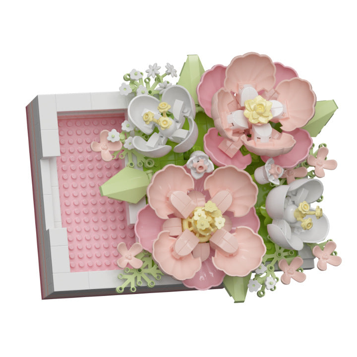 Mini Flower Bouquet Building Blocks Set