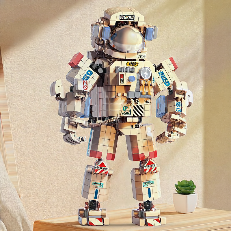 Astronaut Building Blocks for Kids