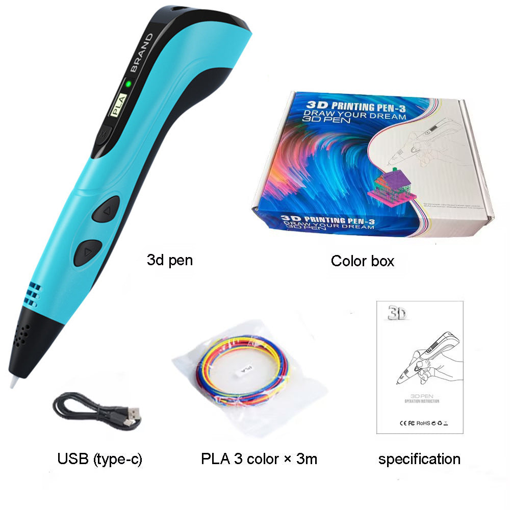 High-Temperature 3D Printing Pen – Adult-Supervised Craft Tool