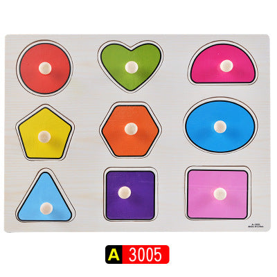 Montessori Wooden Alphabet Puzzle Board