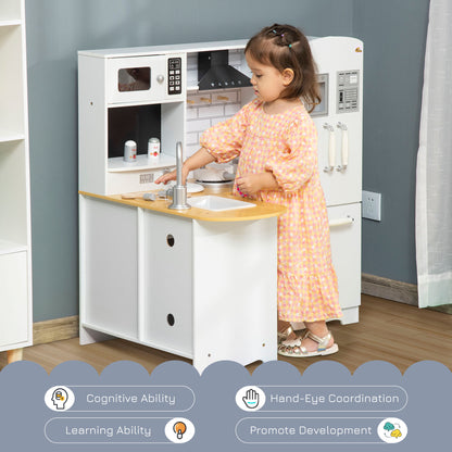 Maximize Play, Minimize Footprint: Space-Saving Corner Kitchen with Real Sounds, Microwave, Fridge & Dishwasher