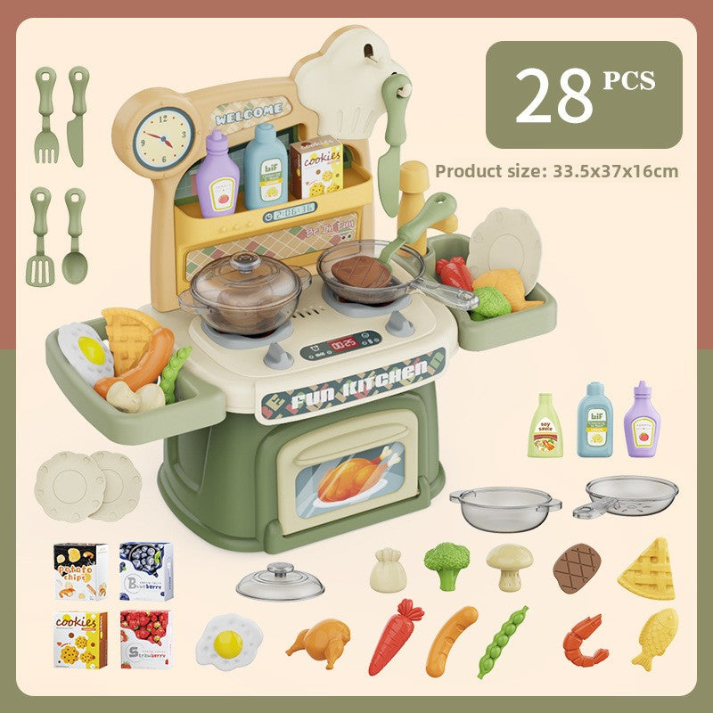 Kids Kitchen Cooking Play Set
