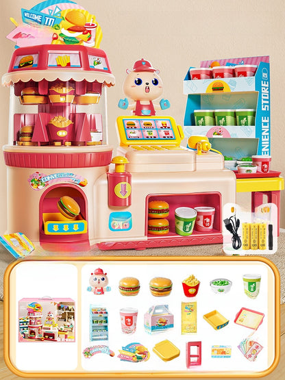 Kids Kitchen Pretend Play Learning Set