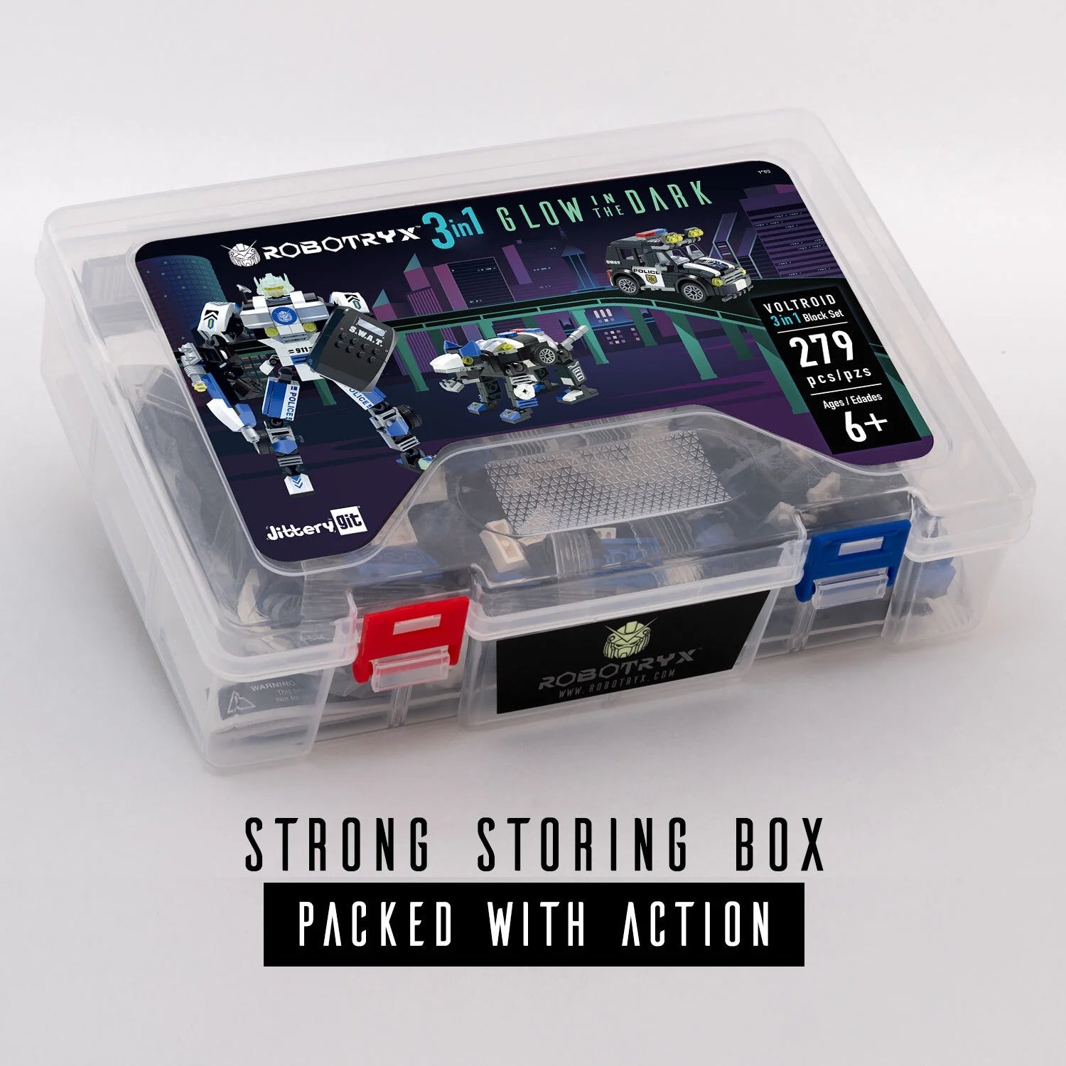 Robot Police STEM Building Toy for Boys | Gift for Kids Ages 6 7 8 9 10 11 Year Olds