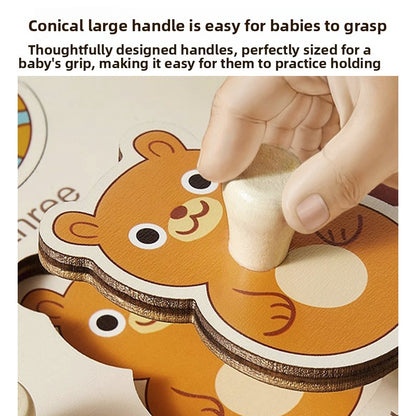 Montessori Wooden Educational Puzzle Board