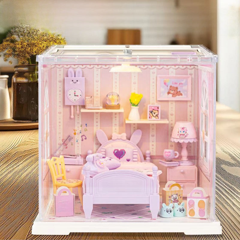 DIY Light-Up Building Block House Kits