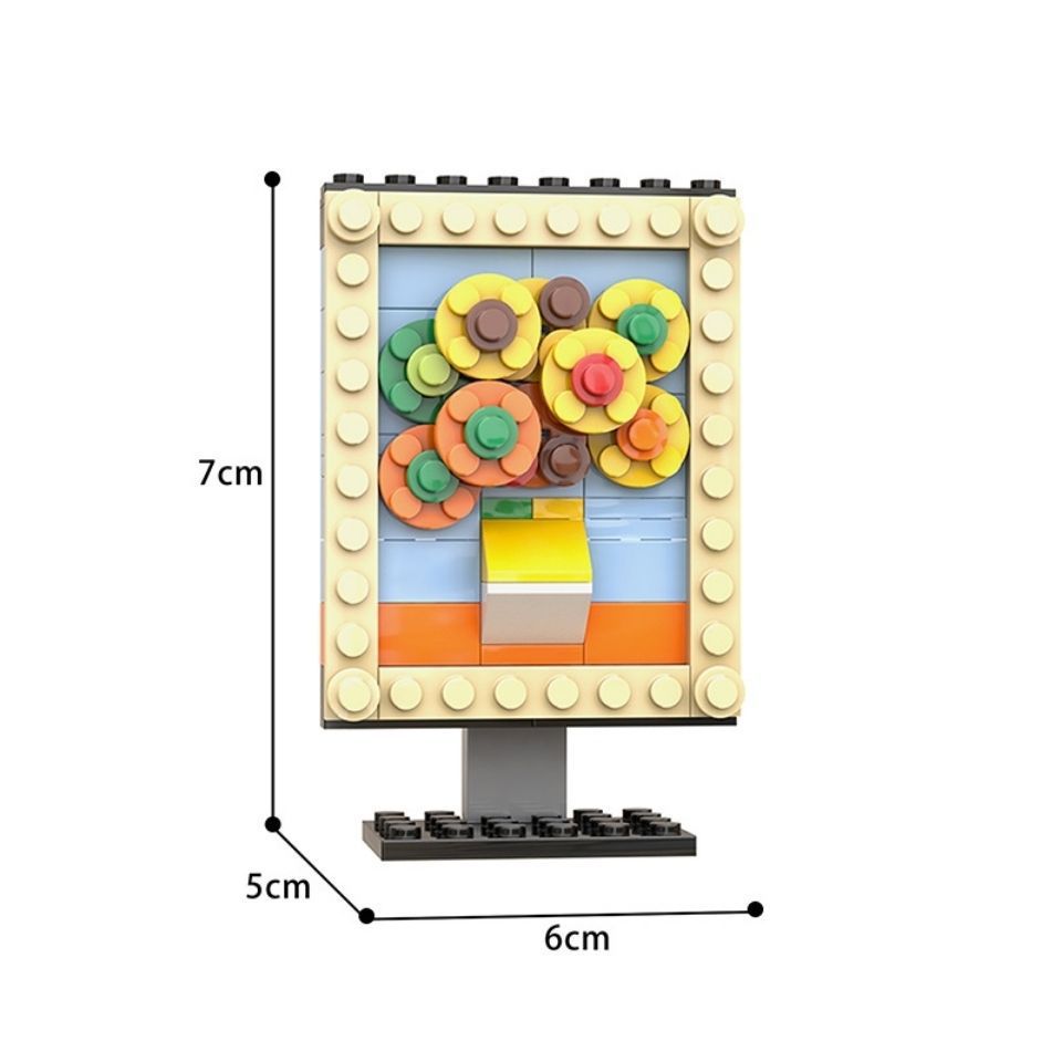 Sunflower Building Blocks Art Kit for Kids Painting sunflower building blocks