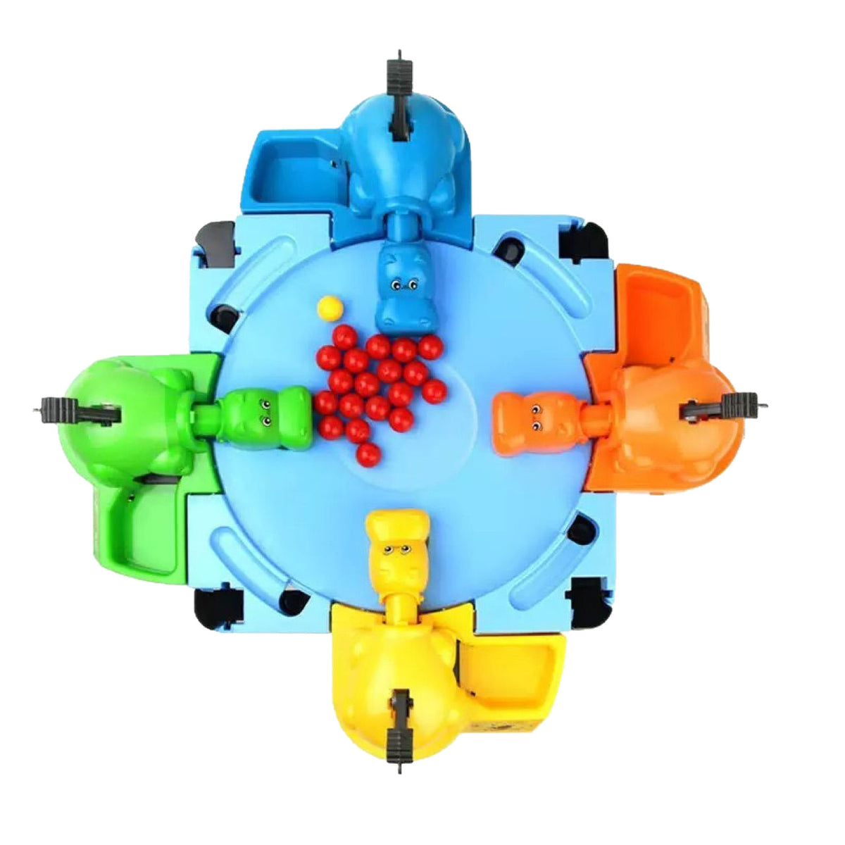 Interactive Hippo Marble Game Toy Blue