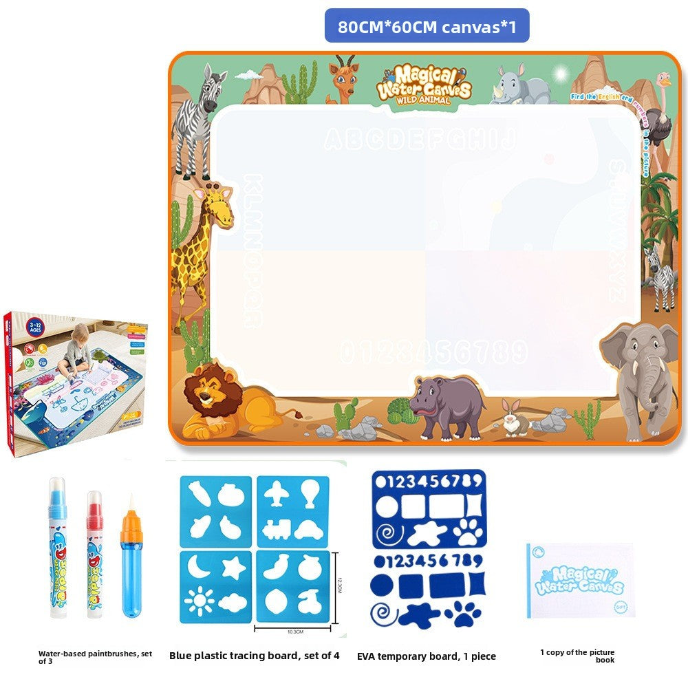 Reusable Water Drawing Mat for Kids, 80 × 60 cm