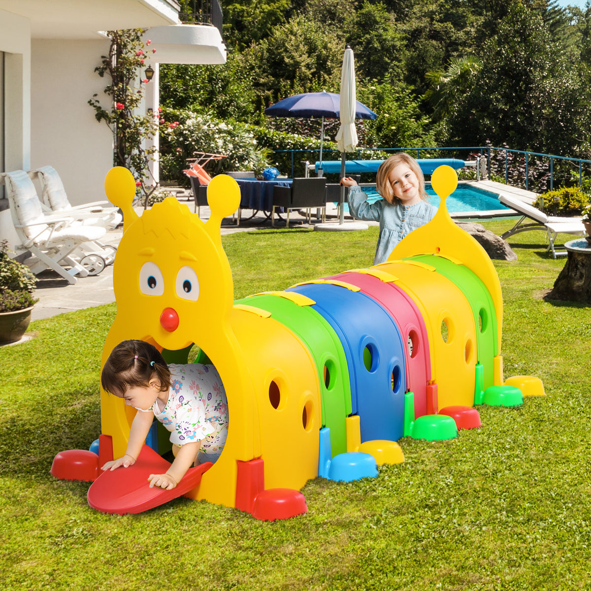 Caterpillar Toddler Crawling Tunnel