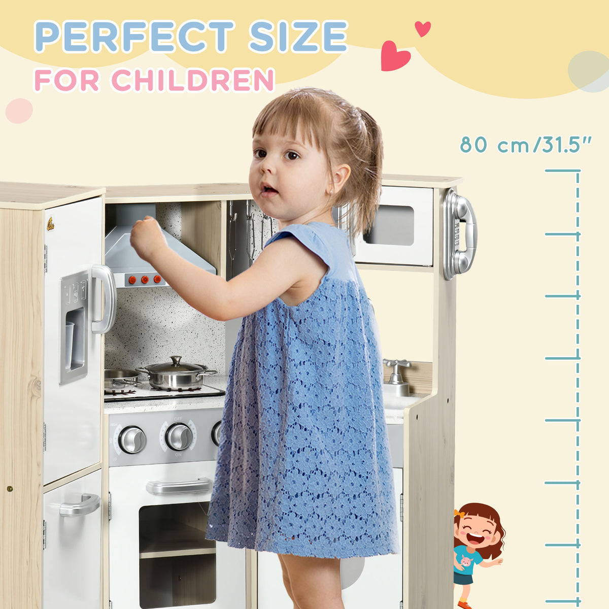 Ultra-Big Corner Kids Kitchen Playset