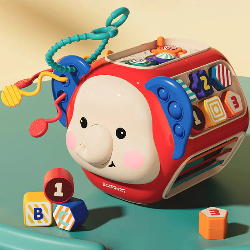 Explore & Engage: Multifunctional Cartoon Educational Octahedron Toy! 🌟🎶