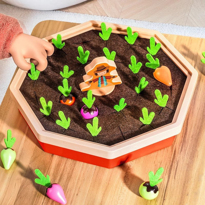 Pull-and-Match Carrot Toy