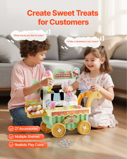 Ice Cream Cart For Kids Pretend Play Ice Cream Shop For Kids