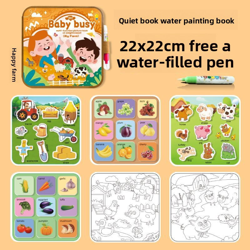Magic Water Drawing Book for Kids