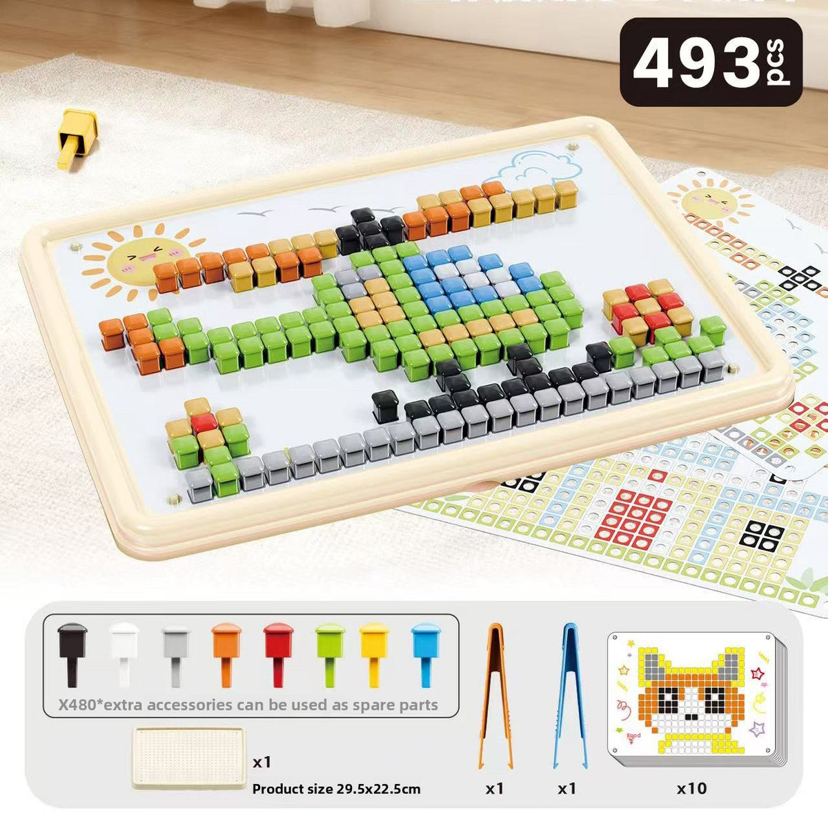 Mushroom Peg Puzzle – 420 or 480 Peg Art Sets