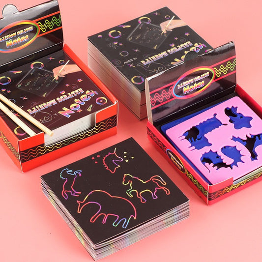 Scratch Art Paper Set for Kids