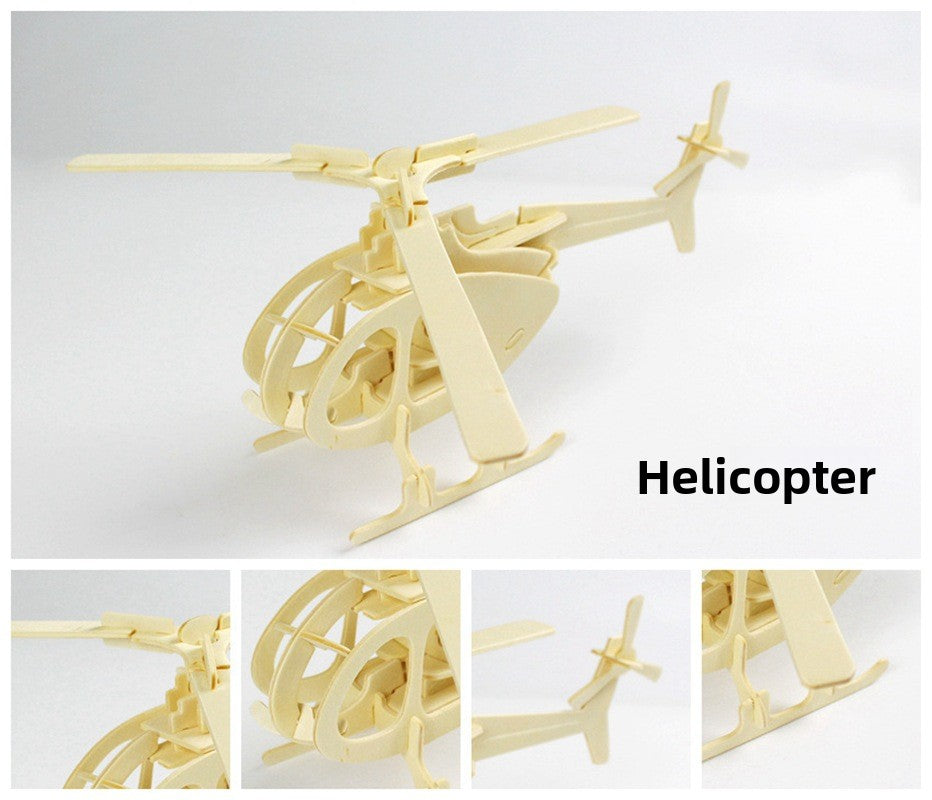 Wooden Vehicle 3D Puzzle – Nine Model Options