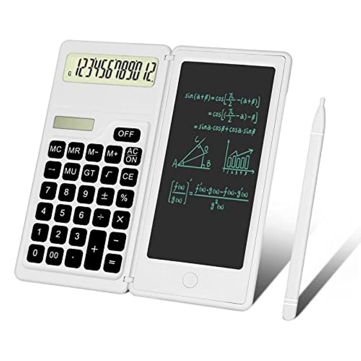 T3 Solar Calculator with LCD Writing Board