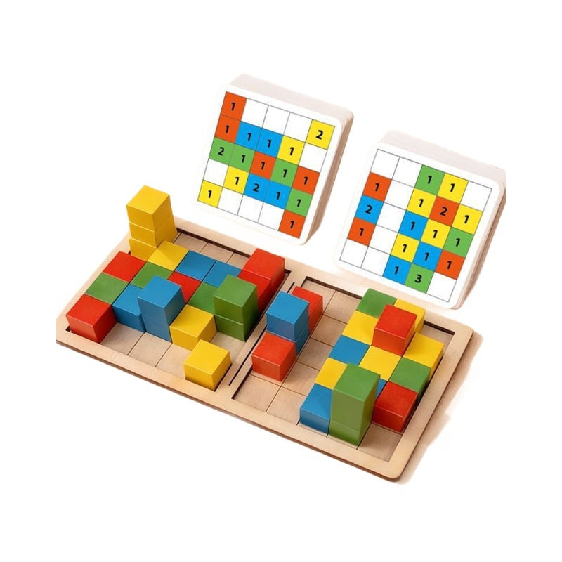 3D Logic Building Block Game for Kids
