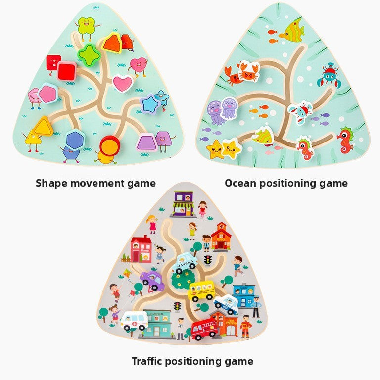 Wooden Maze Toy for Kids