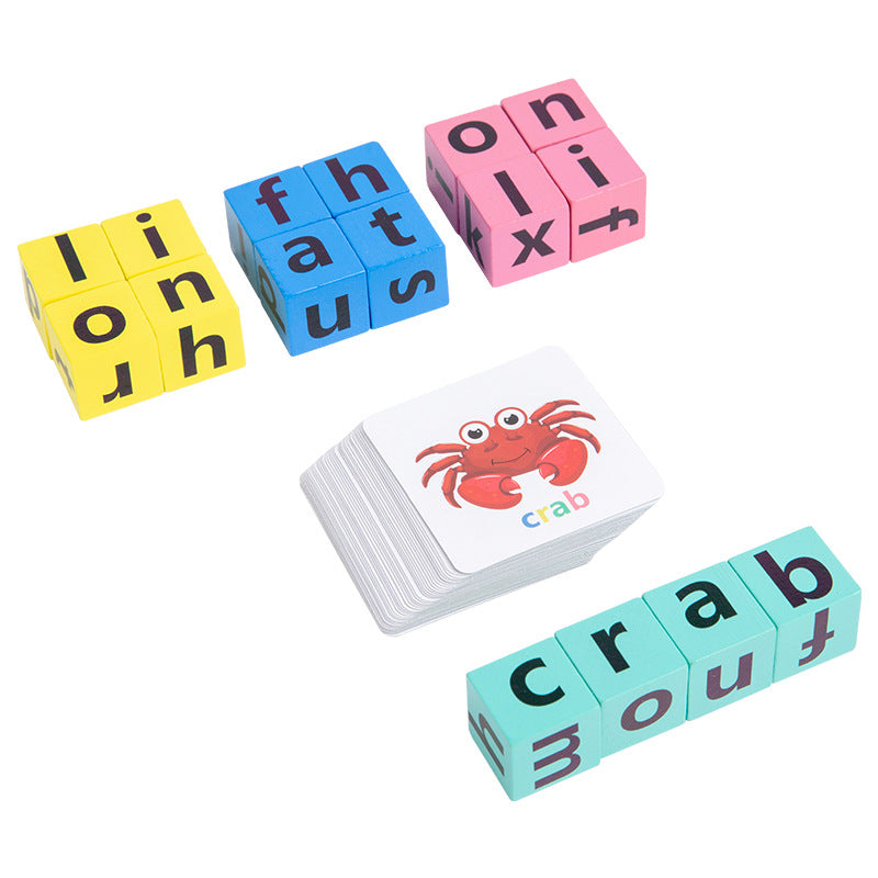 Wooden Alphabet Spelling PK Game