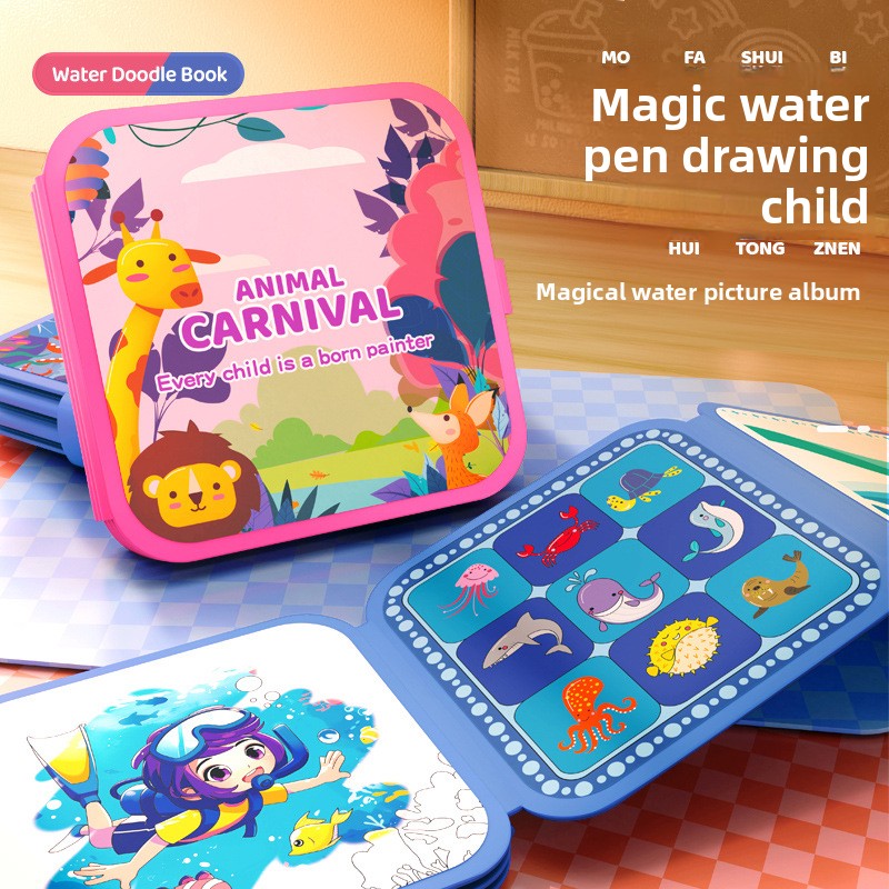 Reusable Water Drawing Book for Kids
