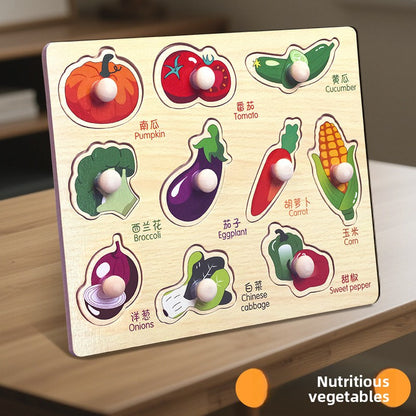 Montessori Wooden Educational Puzzle Board