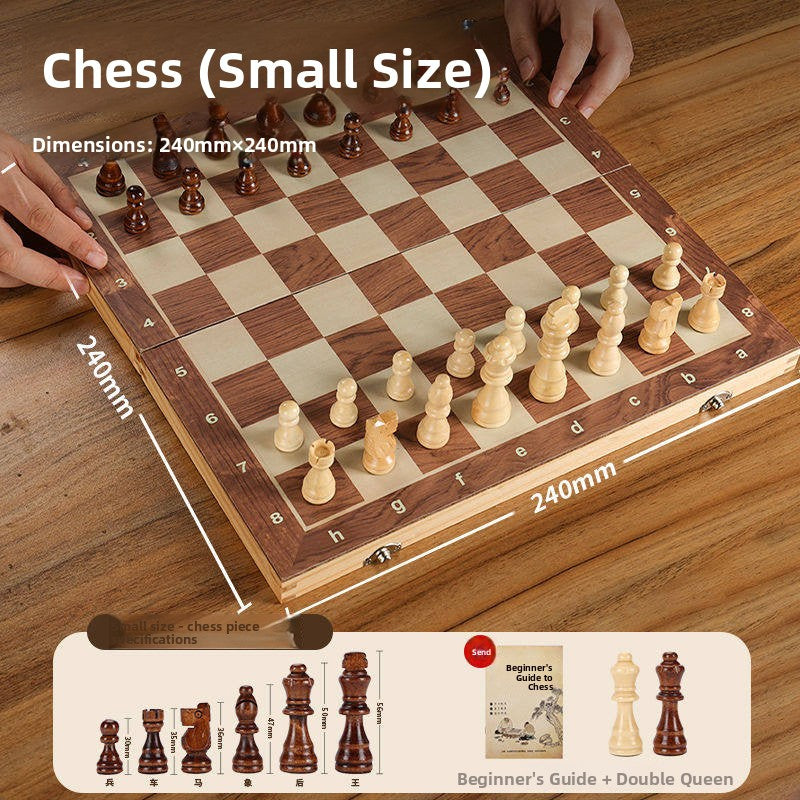 Magnetic Wooden Chess Set – Four Board Sizes