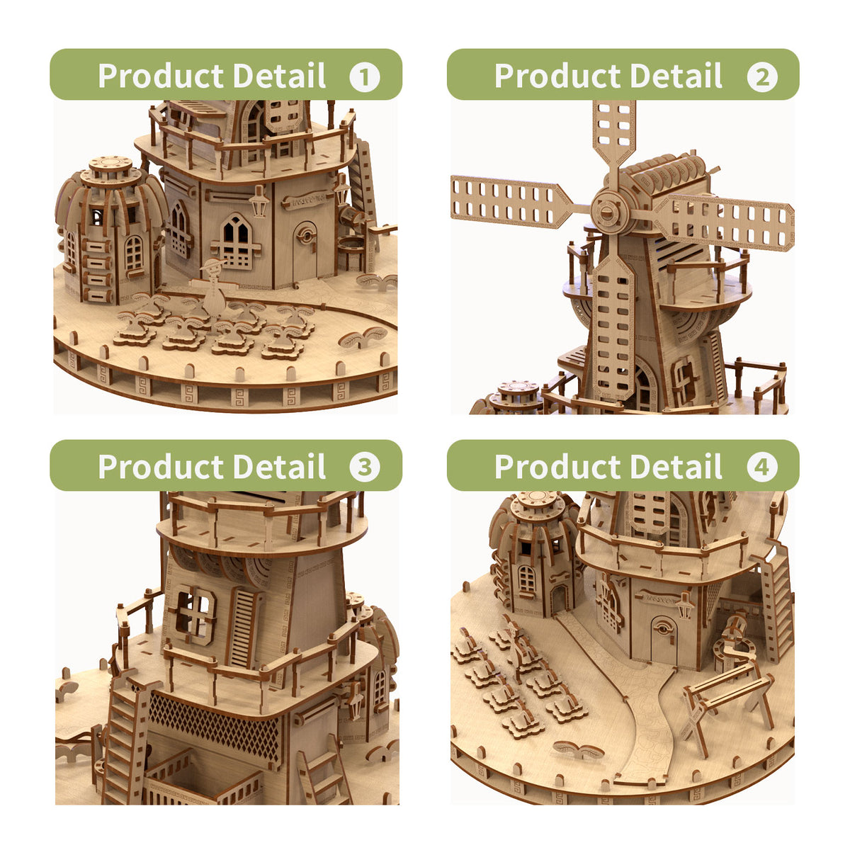 Williams Manor 3D Wooden Puzzle for Teens & Adults