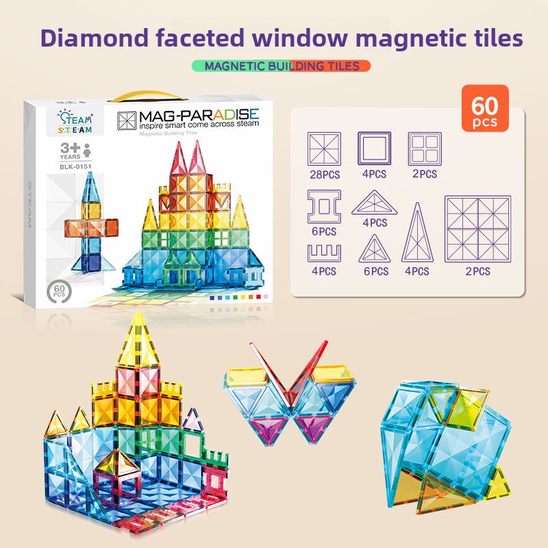 Sparkle Tile Building Set 60pcs GiftBox