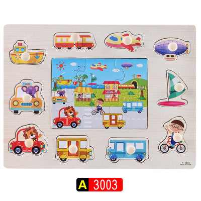 Montessori Wooden Alphabet Puzzle Board