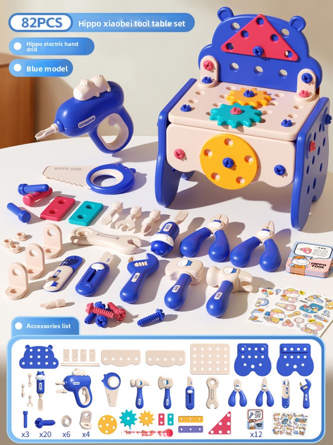 Kids Tool Set with Electric Drill